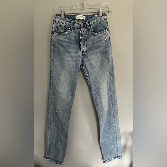 NWOT Denim Forum Yoko High Rise Slim Jeans - Picture 2 of 11